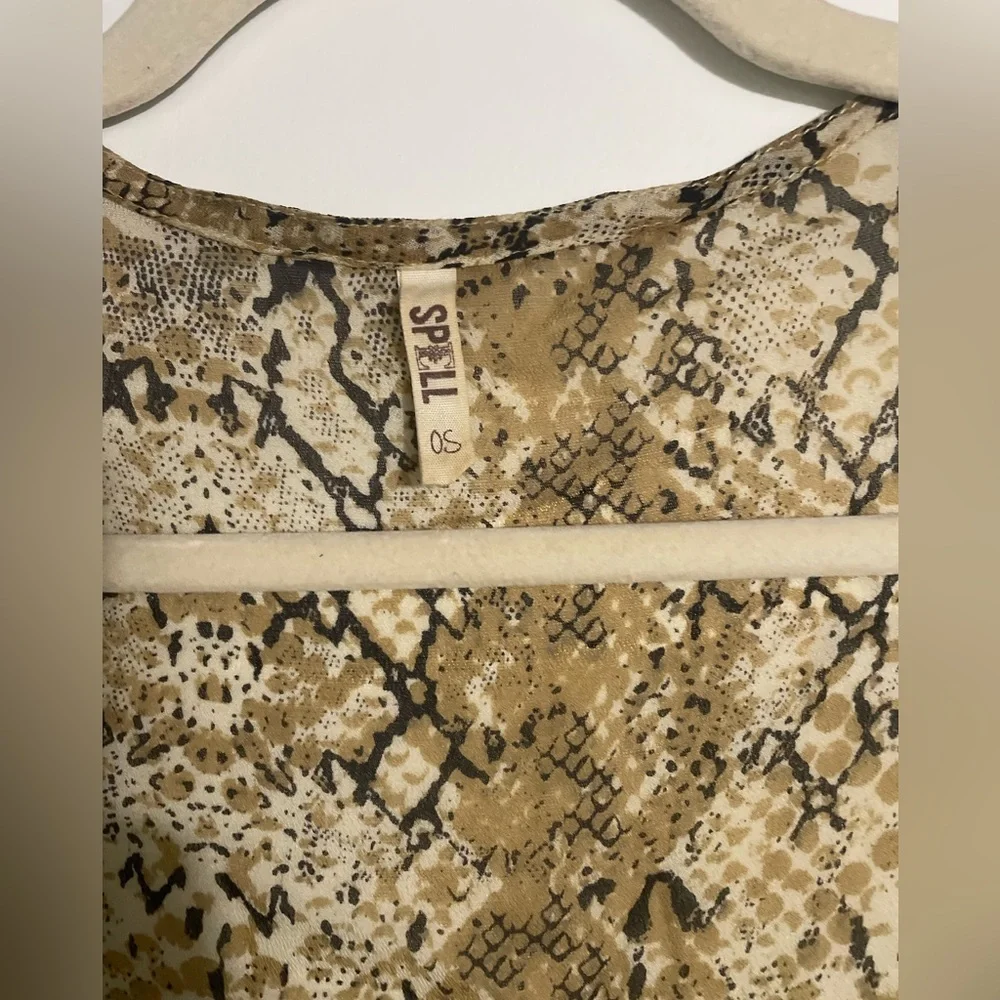 Spell Gypsy Vintage Aloha Python Duster OS - Picture 5 of 12